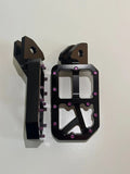 Black foot pegs