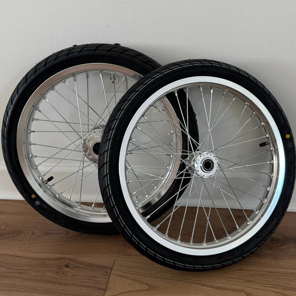Chrome Surron LBX/E Ride Pro Supermoto Wheel Set